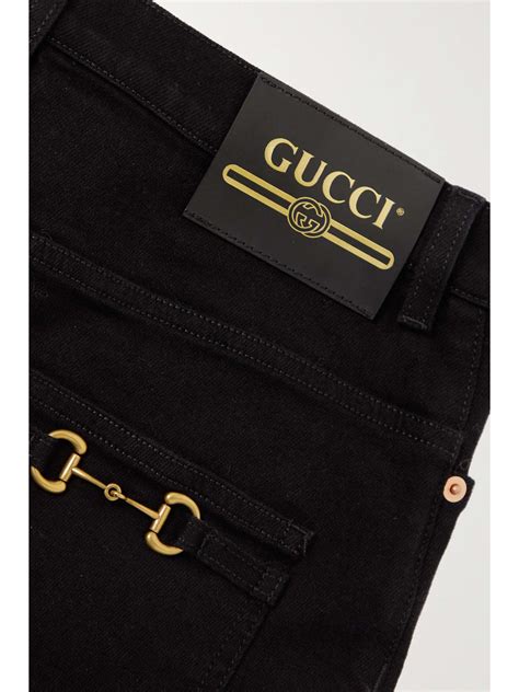 pantaloni uomo gucci|gucci jeans net a porter.